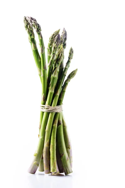 Fresh asparagus isolated over white — Stock Photo, Image