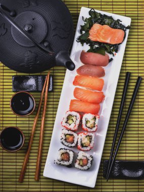 Suşi kümesinin Üstten Görünüm