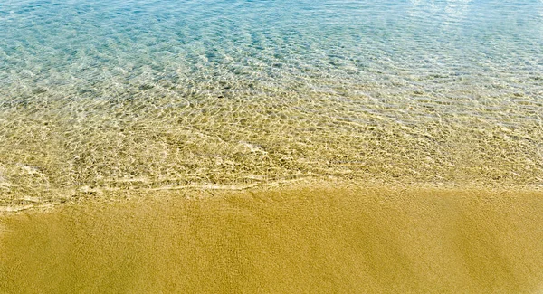 Vista Superior Imagen Textura Playa Agua Mar Arena Fondo Pantalla —  Fotos de Stock