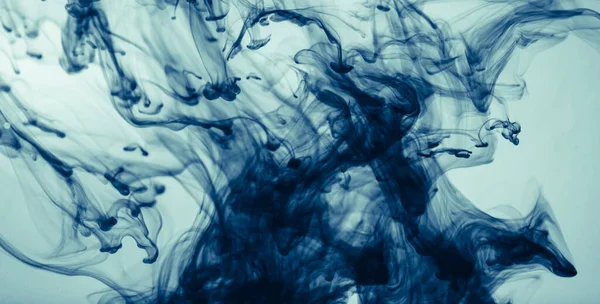 Streszczenie Koloru Farby Plusk Niebieskim Tle Nowoczesny Design Barwnikiem Płynnym — Zdjęcie stockowe