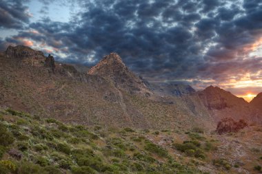 Anaga dağın Tenerife, İspanya, Avrupa'nın