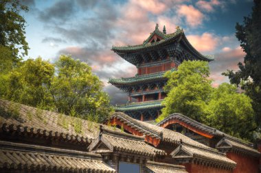 Shaolin orta Çin Budist manastırda olduğunu.