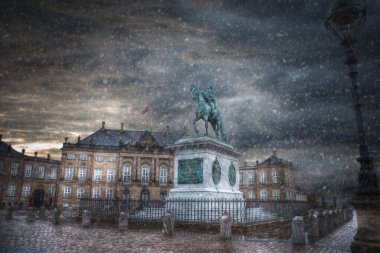  Kraliyet Amalienborg Sarayı Kopenhag