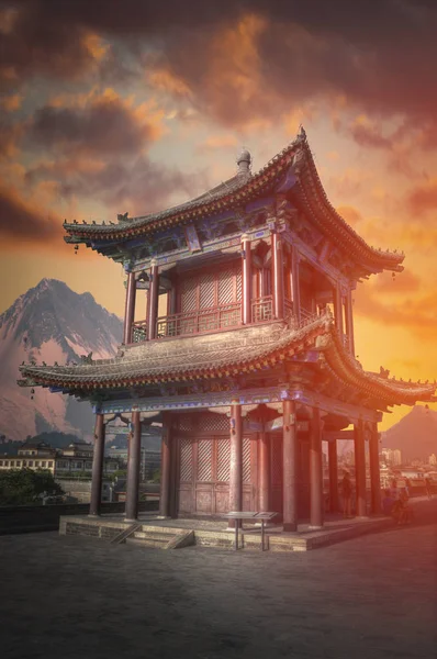 Xian stadsmuur. — Stockfoto