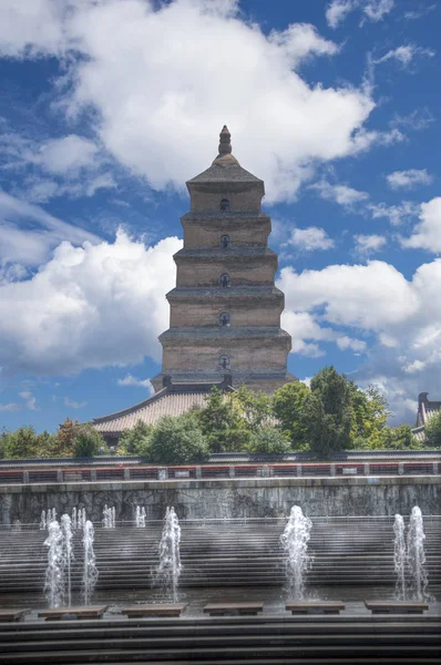 Grande pagode de gansos selvagens em Xi 'an — Fotografia de Stock