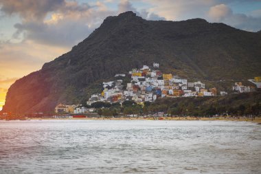 Dağ peyzaj tropikal ada Tenerife