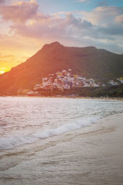 Dağ peyzaj tropikal ada Tenerife