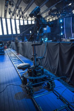 konserde stüdyo fotoğraf makinesi. 