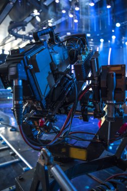 konserde stüdyo fotoğraf makinesi. 