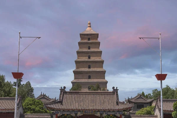 Nagy pagoda vadlibák Xi 'an — Stock Fotó