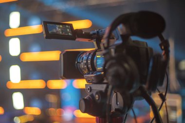 Televizyonda konser hazırlığı