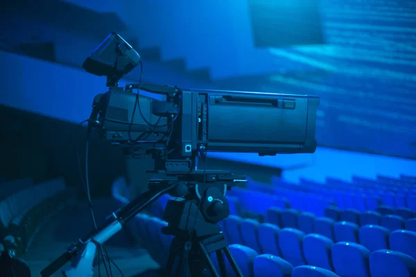 Konserdeki Stüdyo Kamerası Televizyon Çekimi — Stok fotoğraf