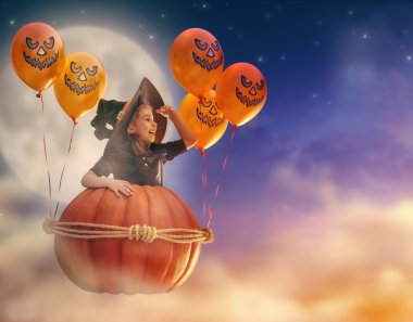 Dışarıdaki küçük cadı.