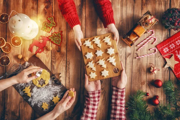 Tradiciones familiares Navidad — Foto de Stock