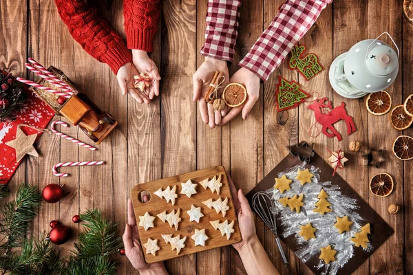 Tradiciones familiares Navidad — Foto de Stock