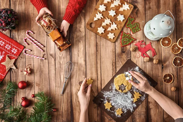 Tradiciones familiares Navidad. — Foto de Stock