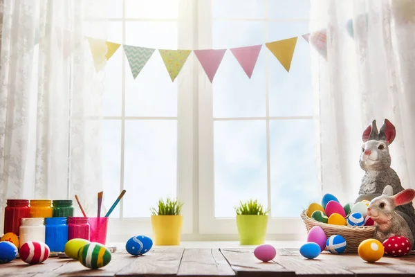 Tischdekoration für Ostern — Stockfoto