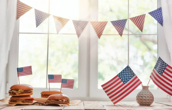 USA jsou slavit 4.července — Stock fotografie