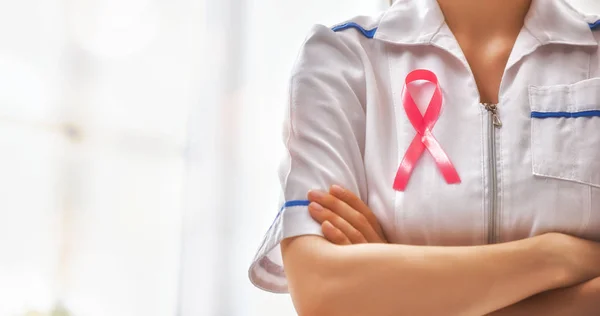 Pink ribbon concept — Stock Photo, Image