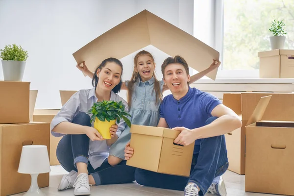 Aile için konut kavramı — Stok fotoğraf