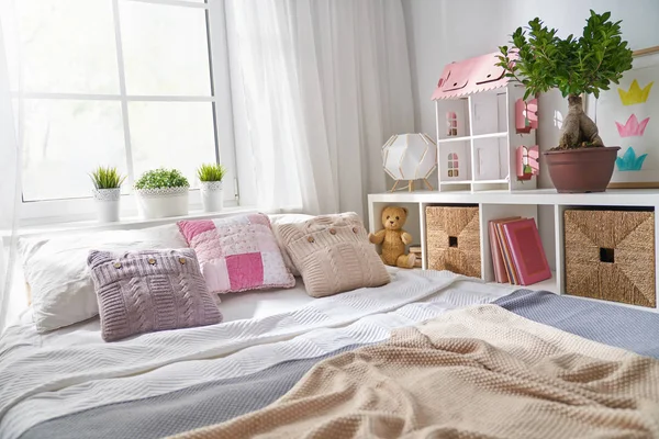 Light kids bedroom — Stock Photo, Image