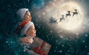 xmas hediye çocuklarla