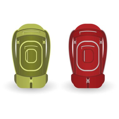 Kamp sırt çantası vektör simgesi