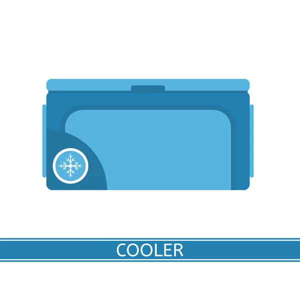 Portable cooler ikona — Wektor stockowy