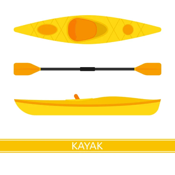 Kayak Vector Icon — Stock Vector