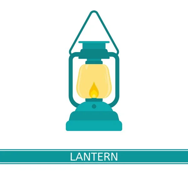 Lantern vector icon — Stock Vector