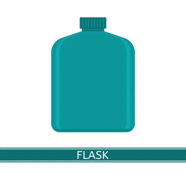 Camping Flask Icono — Vector de stock