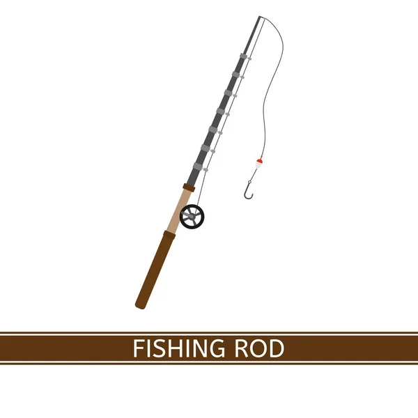 Fishing Rod Icon — Stock Vector