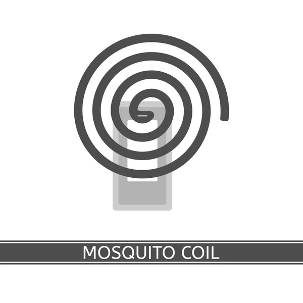 Mosquito Repellent Coil icon — Stock Vector