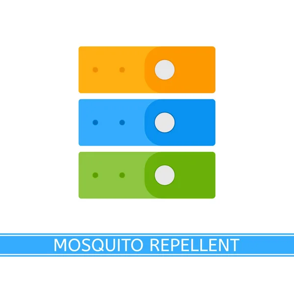 Mosquito Repellent Bracelet — Stock Vector