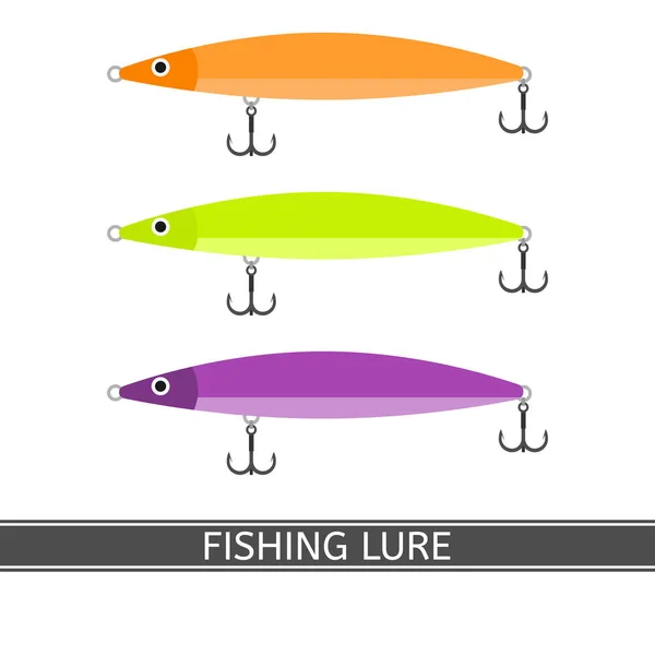 Vissen lure pictogram — Stockvector