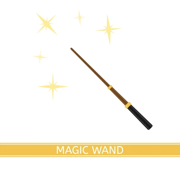 Magic Wand Isolated — Stock Vector