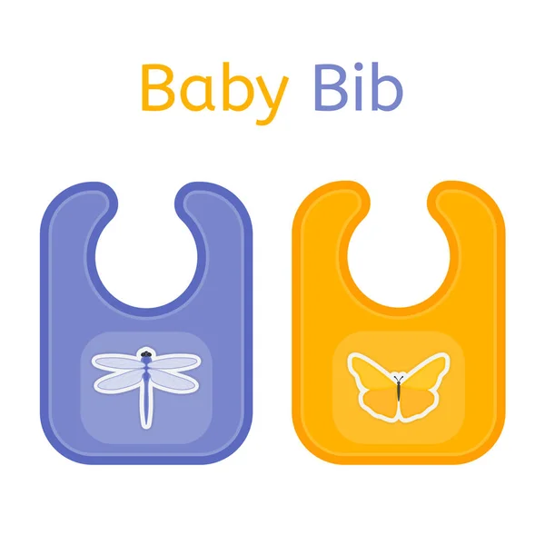 Baby Lätzchen isoliert — Stockvektor
