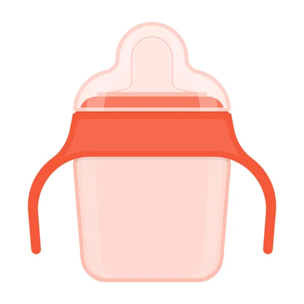 Baby sippy cup isolerad på vit Royaltyfria illustrationer