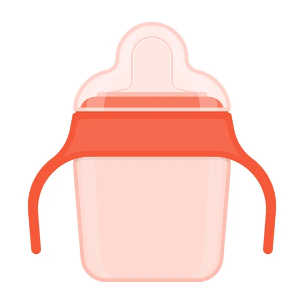 Baby sippy Tasse isoliert auf weiß lizenzfreie Stockillustrationen