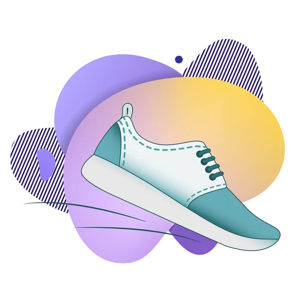 Running shoes icon Stock Illustration