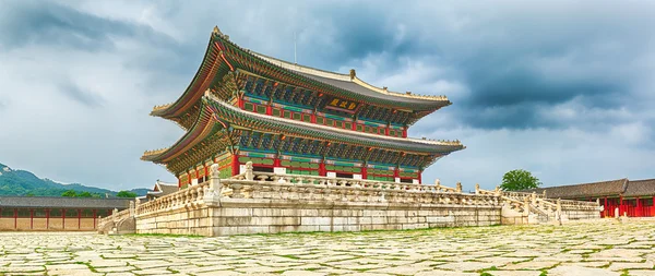 景福宮。韓国。パノラマ — ストック写真