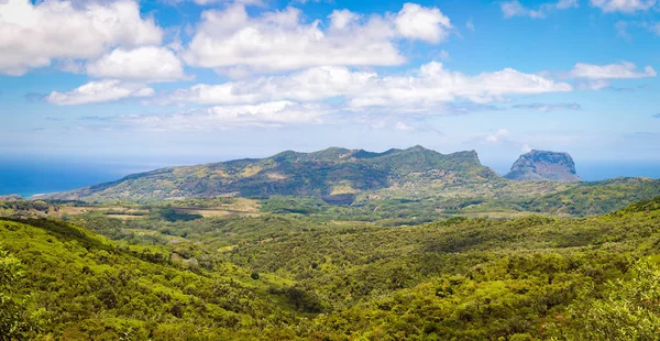 View from the viewpoint. Mauritius. Panorama — Stock Photo, Image