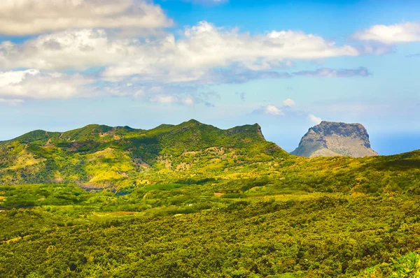 Visa från utsiktspunkten. Mauritius. — Stockfoto