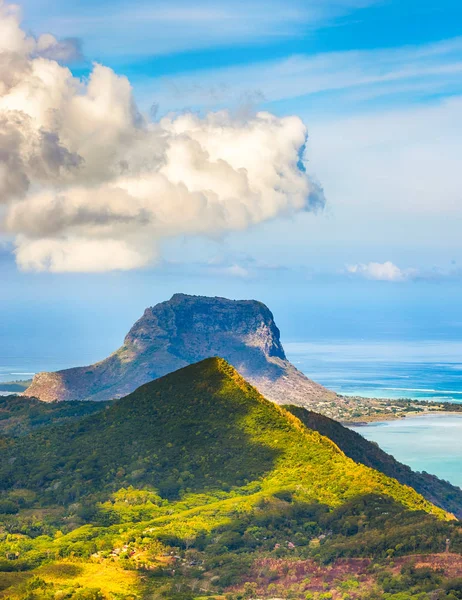 Visa från utsiktspunkten. Mauritius. — Stockfoto