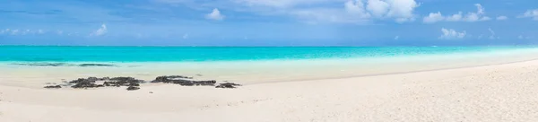 Pointe d'Esny beach, Mauritius. Panorama — Stock Photo, Image