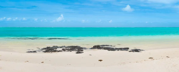 Pointe d 'esny beach, mauritius. Panorama — Stockfoto