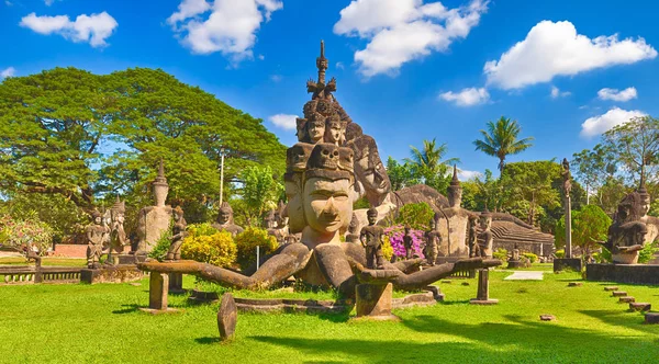 Buda park, vientiane, laos — Stok fotoğraf