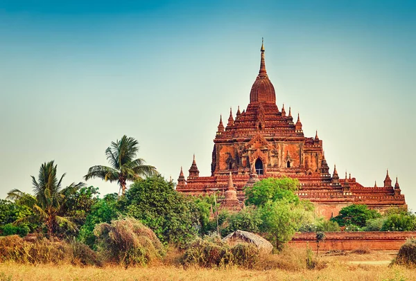 Tempio di Htilominlo a Bagan. Myanmar . — Foto Stock