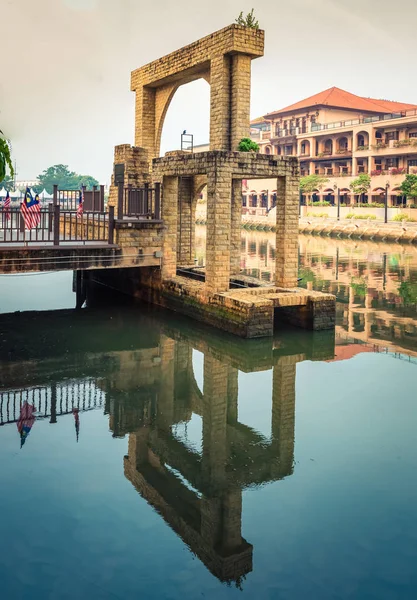 Melaka Sultanate Watermill stands, Malásia — Fotografia de Stock