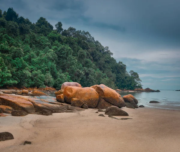 Penang Nemzeti Park, Malajzia. Panoráma — Stock Fotó